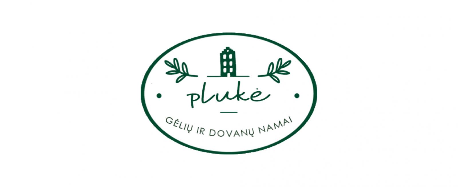 Gėlių ir dovanų namai PLUKĖ logotipas