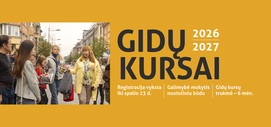 KVIEČIAME Į GIDŲ KURSUS ŠIAULIUOSE!