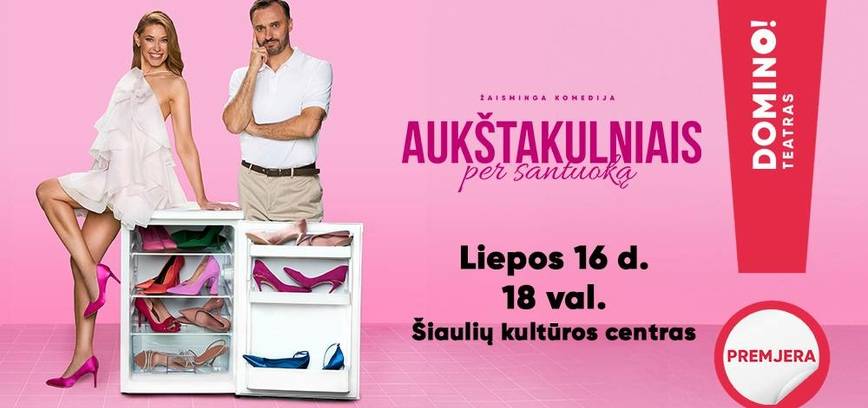  Žaisminga komedija „Aukštakulniais per santuoką“ 