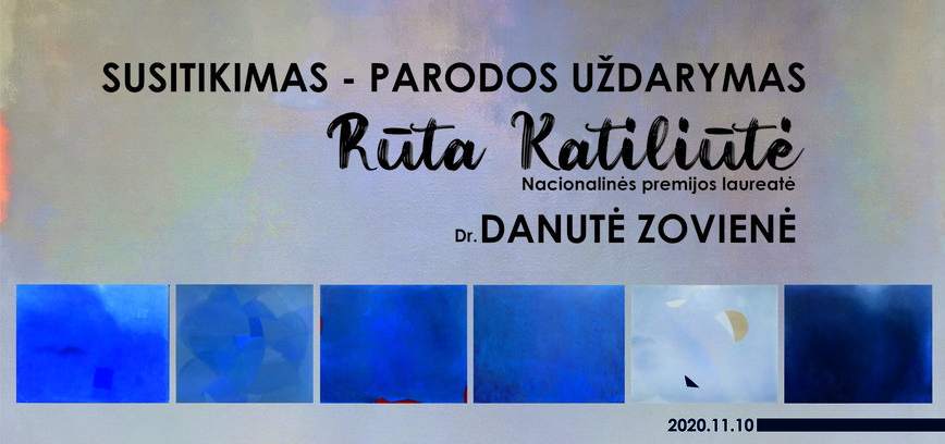 SUSITIKIMAS SU NACIONALINĖS PREMIJOS LAUREATE RŪTA KATILIŪTE