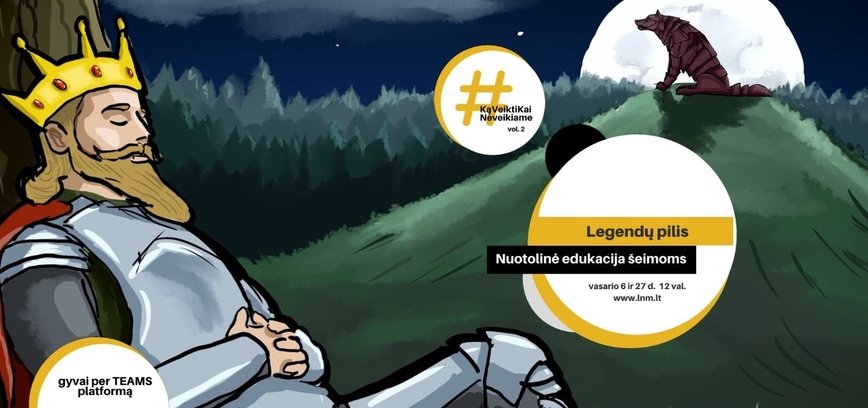 „Legendų pilis“ | nuotolinė edukacija šeimoms