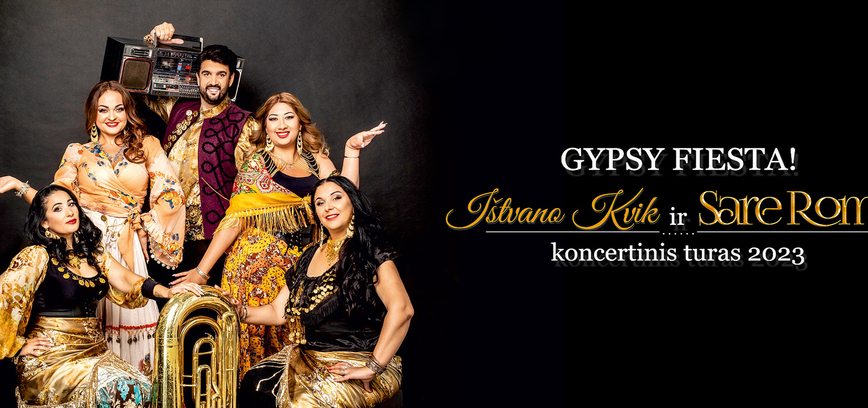  Ištvano Kvik ir Sare Roma koncertas „Gypsy fiesta“ 
