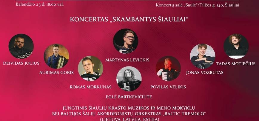 KONCERTAS „SKAMBANTYS ŠIAULIAI“