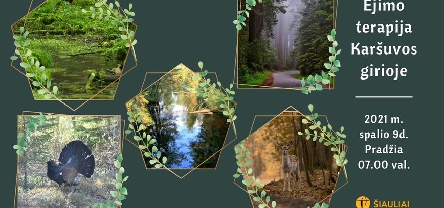 RENGINYS „ĖJIMO TERAPIJA KARŠUVOS GIRIOJE“