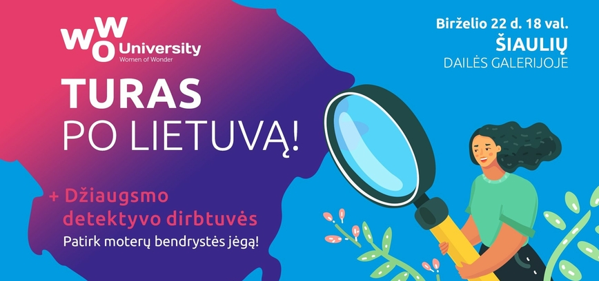 „DŽIAUGSMO DETEKTYVO“ DIRBTUVĖS ŠIAULIUOSE