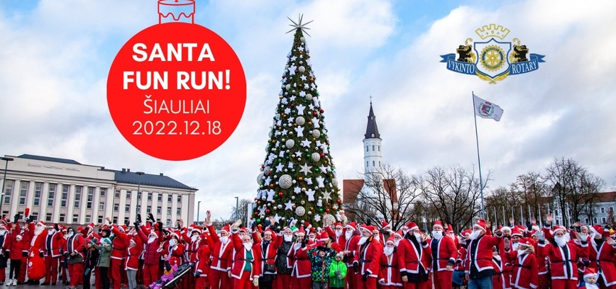 SANTA FUN RUN ŠIAULIAI 2022