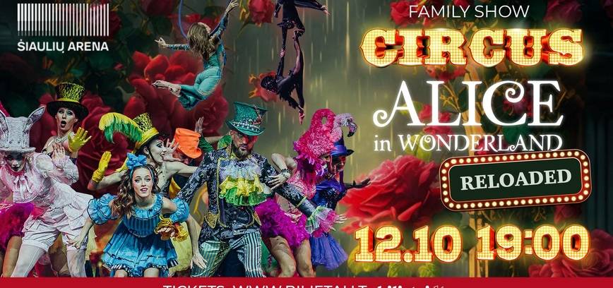 Circus show Alice in Wonderland