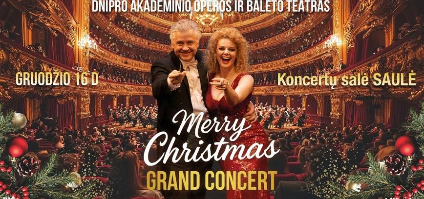 MERRY CHRISTMAS GRAND CONCERT Dniepro valstybinis teatras