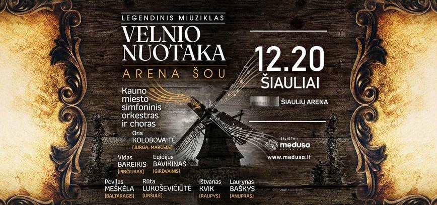Legendinis miuziklas VELNIO NUOTAKA | ARENA ŠOU