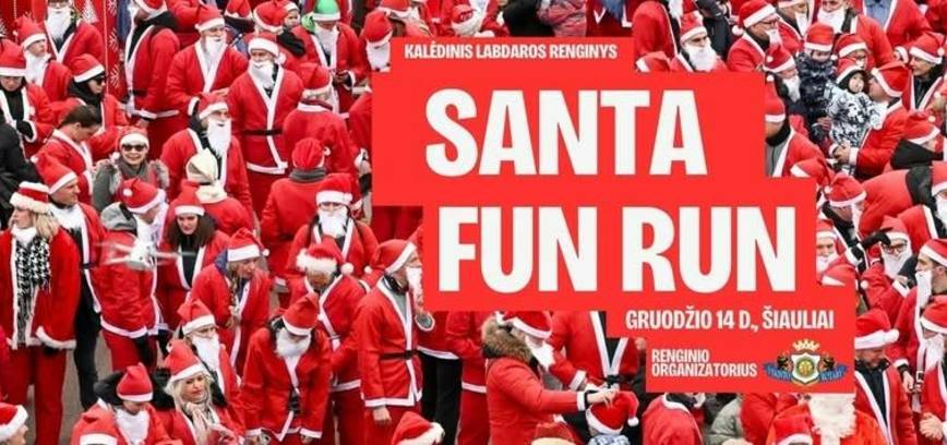 SANTA FUN RUN ŠIAULIAI 2025 
