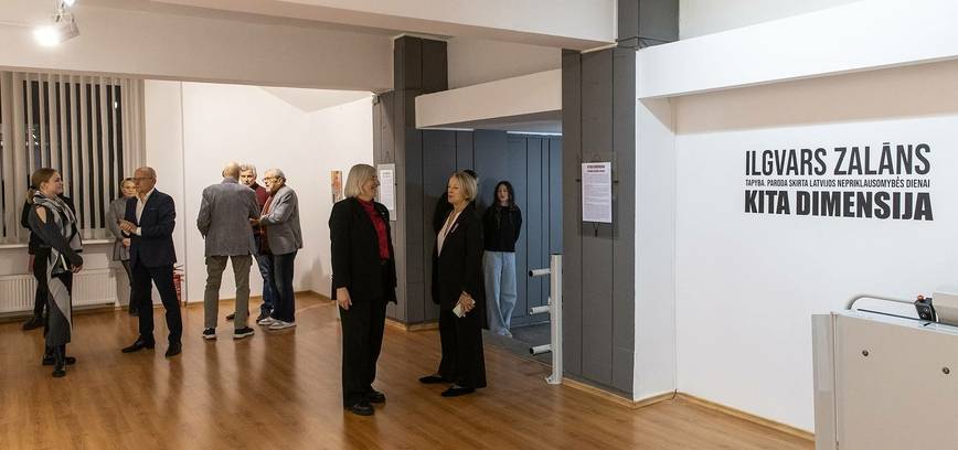  Ilgvaro Zalano (Ilgvars Zalāns) tapybos paroda „Kita dimensija“  Ilgvaro Zalano (Ilgvars Zalāns) tapybos paroda „Kita dimensija“ 