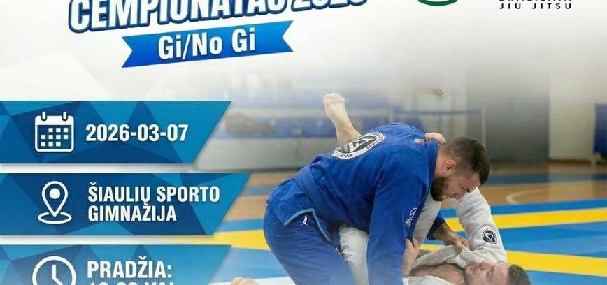 Lietuvos braziliškojo Jiu-Jitsu čempionatas 2026 (Gi / No-Gi)