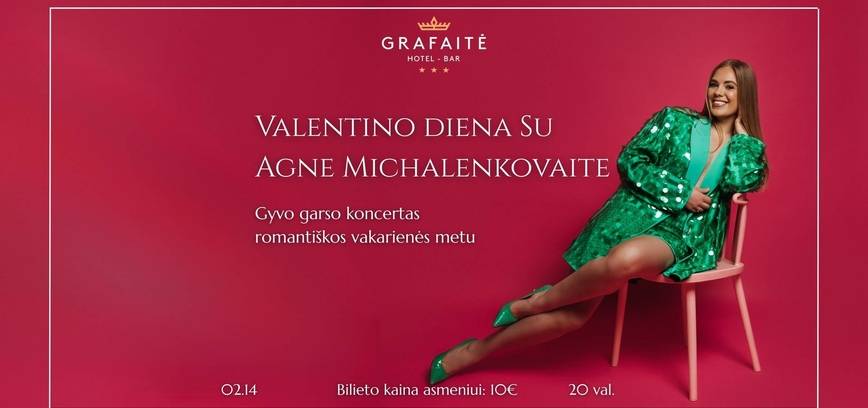 Valentino diena su Agne Michalenkovaite | Grafaitė