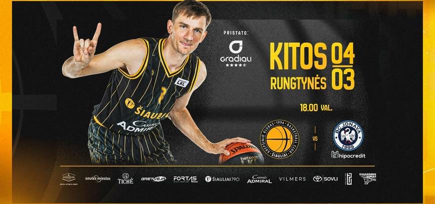 LKL: „Šiauliai“ – „Jonava“