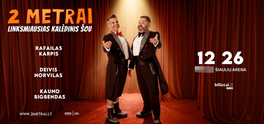 2 METRAI: Linksmiausias Kalėdinis Šou