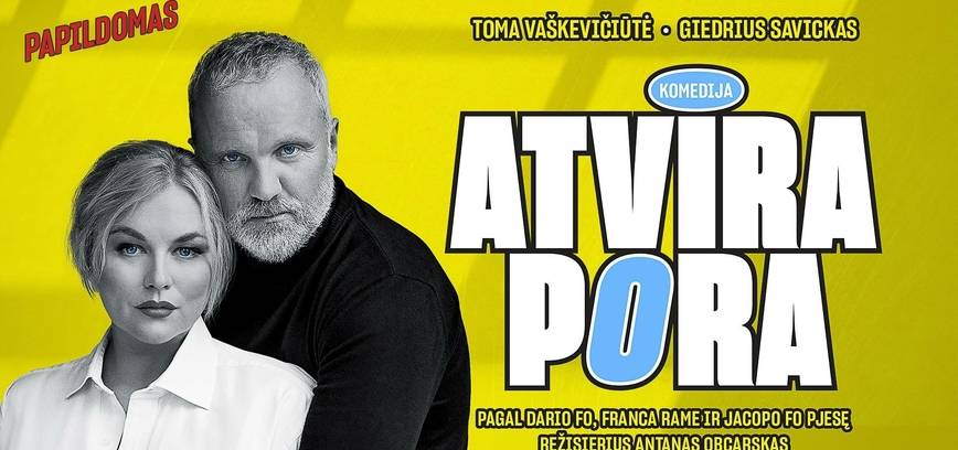 Komedija. ATVIRA PORA (Dario Fo, Franca Rame, Jacopo Fo) PREMJERA