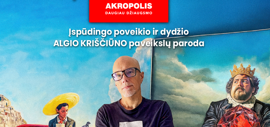 ALGIO KRIŠČIŪNO PARODOS ATIDARYMAS