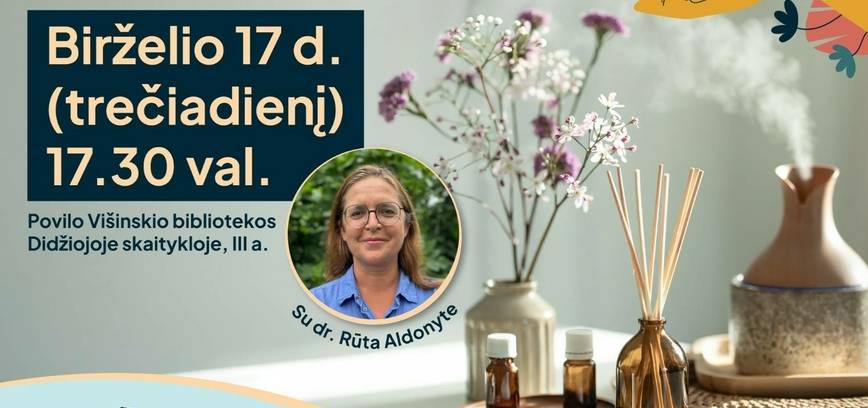 Dr. Rūtos Aldonytės ,,Aromaterapija emocinei sveikatai“