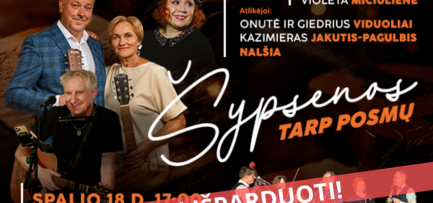 Romansų ir autorinių dainų vakaras „Šypsenos tarp posmų“