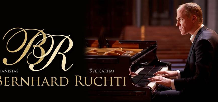 Pianistas BERNHARD RUCHTI (Šveicarija) ir „Camerata Solaris“ Šiaulių miesto simfoninis orkestras