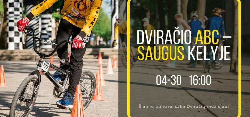 Dviračio ABC – saugus kelyje