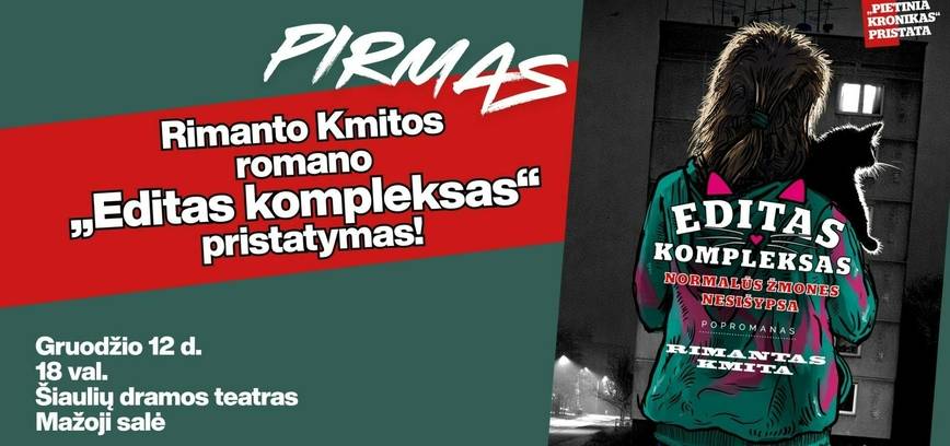 PIRMAS RIMANTO KMITOS ROMANO „EDITOS KOMPLEKSAS“ PRISTATYMAS