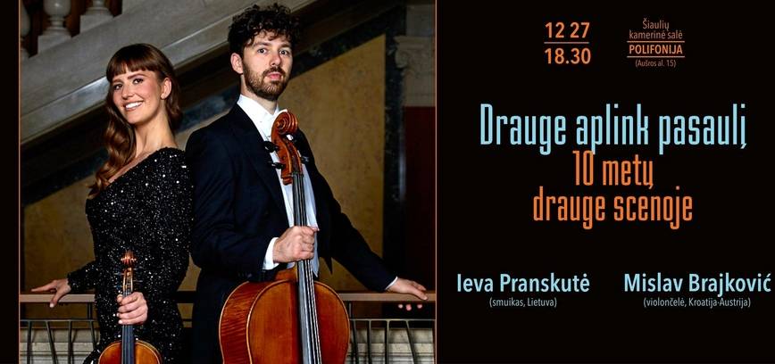 “Drauge aplink pasaulį” 10 metų drauge scenoje