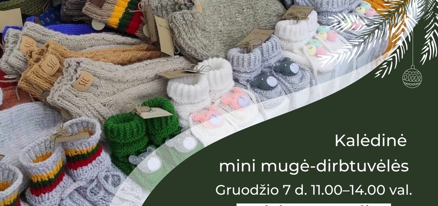 Kalėdinė mini mugė-dirbtuvėlės