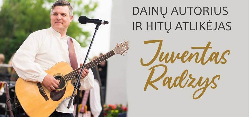 Performer JUVENTAS RADZYS. Music Club - Tavern Juone Pastuoge