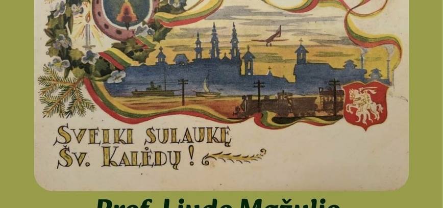 Prof. Liudo Mažylio atvirukų kolekcijos parodos  “Kalėdinė botanika” pristatymas