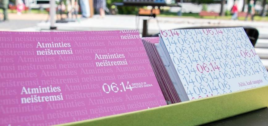  Tremtinių ir politinių kalinių atminimo ir pagerbimo akcija „Atminties neištremsi“ 