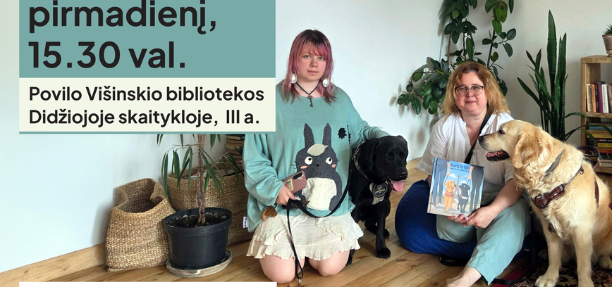 Pažintinis renginys su šunimis pagalbininkais