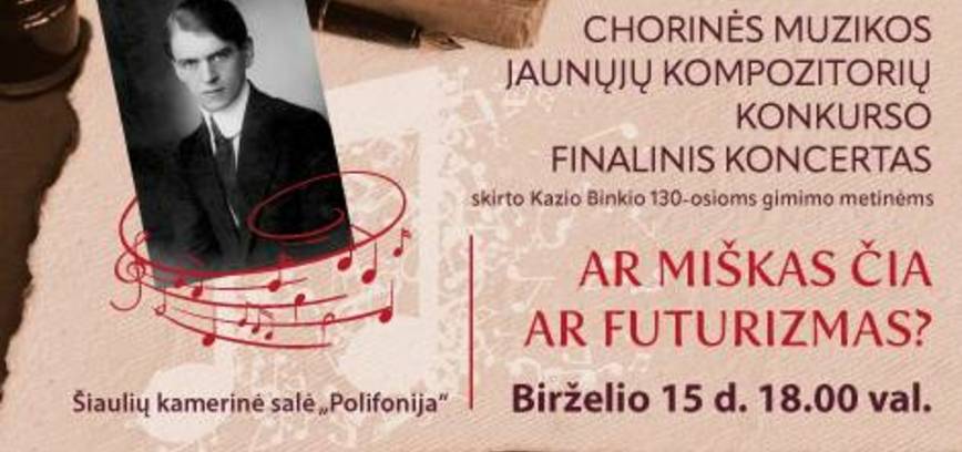 AR MIŠKAS ČIA AR FUTURIZMAS ? | KONCERTAS, SKIRTAS K. BINKIO GIMIMO METINĖMS