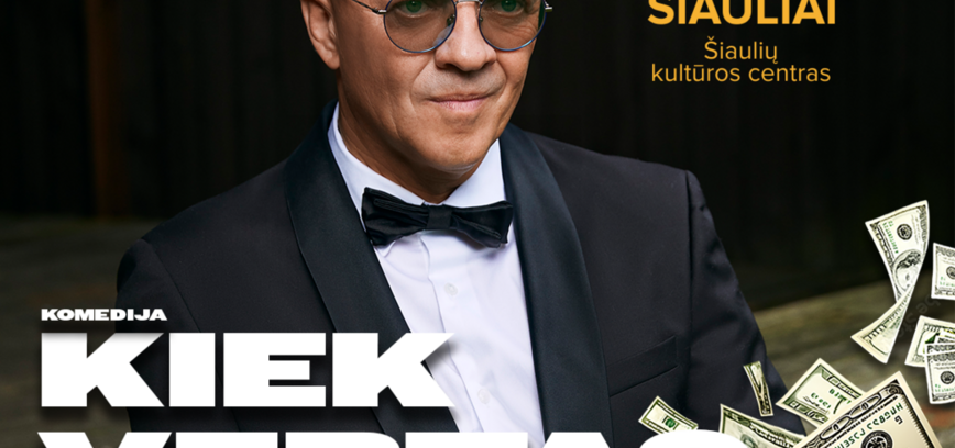 Ramūno Rudoko komedija „Kiek vertas AŠ“