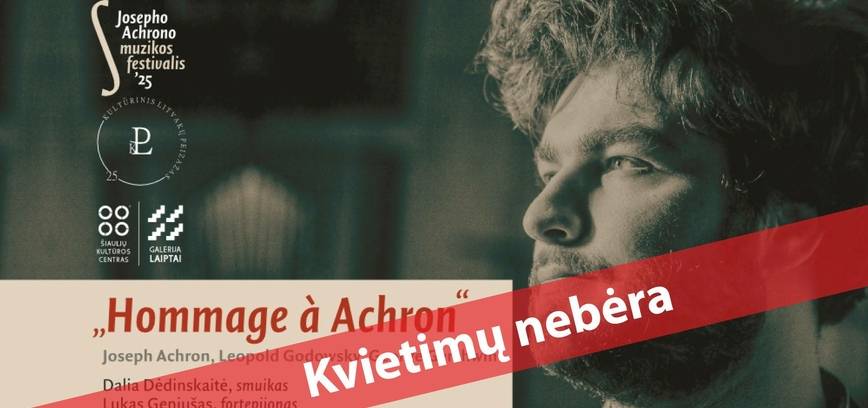  Koncertas „Hommage à Achron“ 