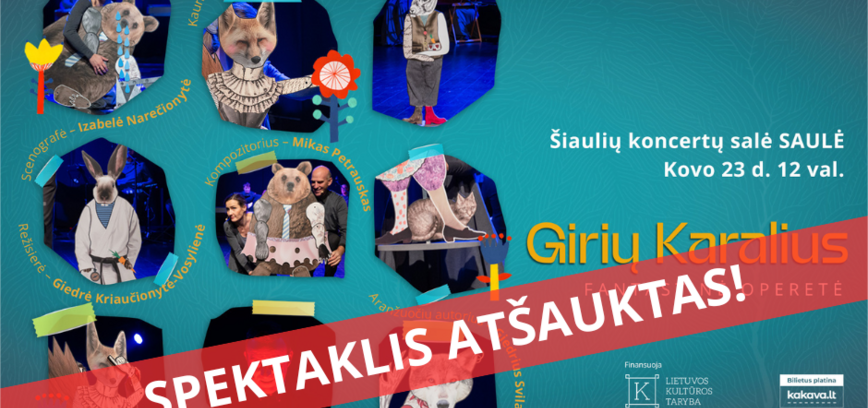 ATŠAUKTAS! Fantastinė operetė „GIRIŲ KARALIUS“