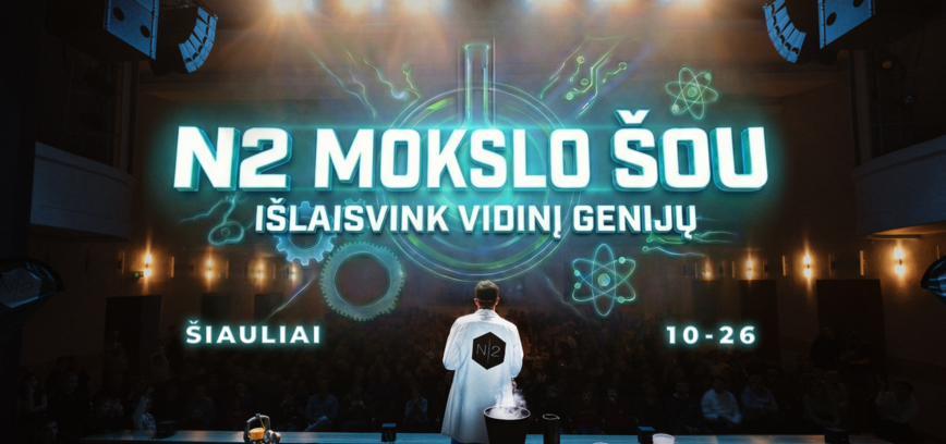  Didžiausias mokslinis pasirodymas „N2 mokslo šou“ 