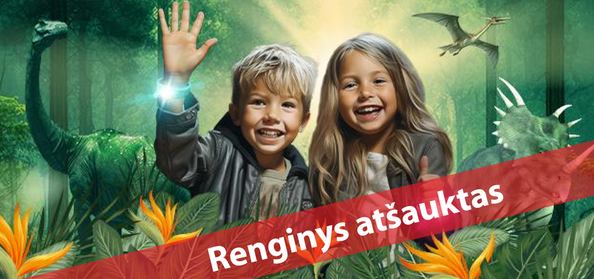 Virtuali kelionė į dinozaurų pasaulį „MultiZaurai“ 