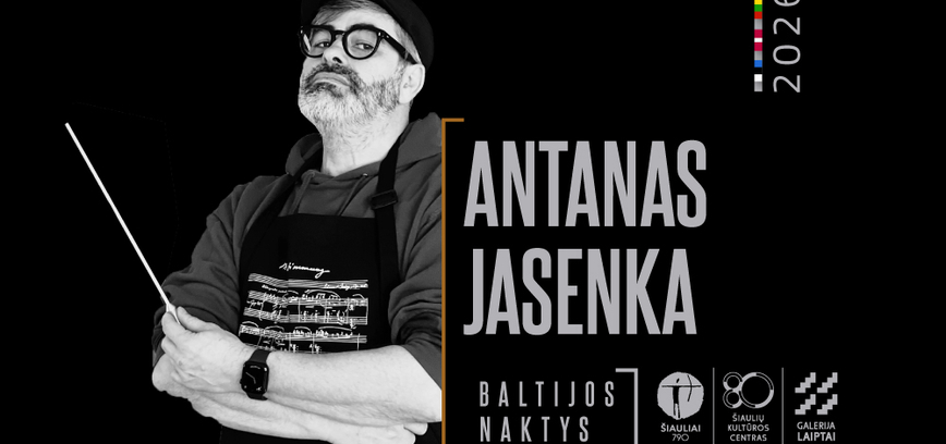  Tarptautinių skulptūrų kūrybinių dirbtuvių „Baltijos naktys“ metu sukurtų darbų parodos atidarymas ir Antano Jasenkos autorinės muzikos koncertas 