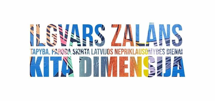  Ilgvaro Zalans (Latvija) tapybos parodos atidarymas, skirta Latvijos nepriklausomybės dienai 