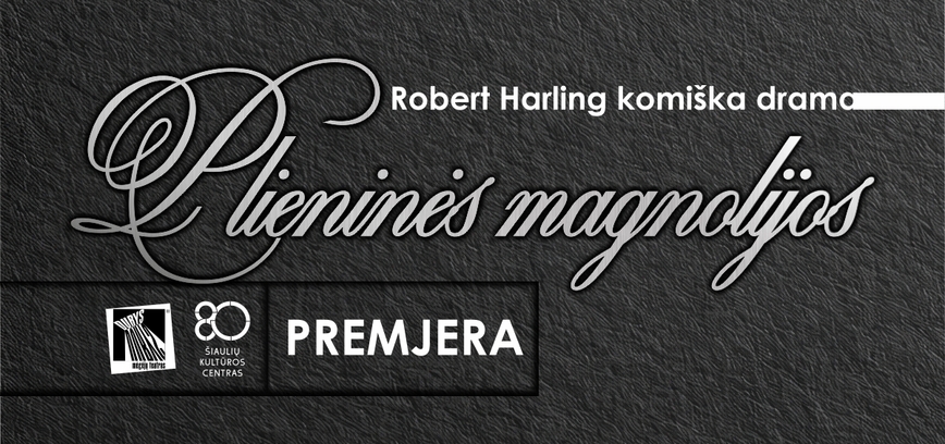  Šiaulių kultūros centro mėgėjų teatro „Durys“ spektaklio pagal R. Harling „Plieninės magnolijos“ premjera 