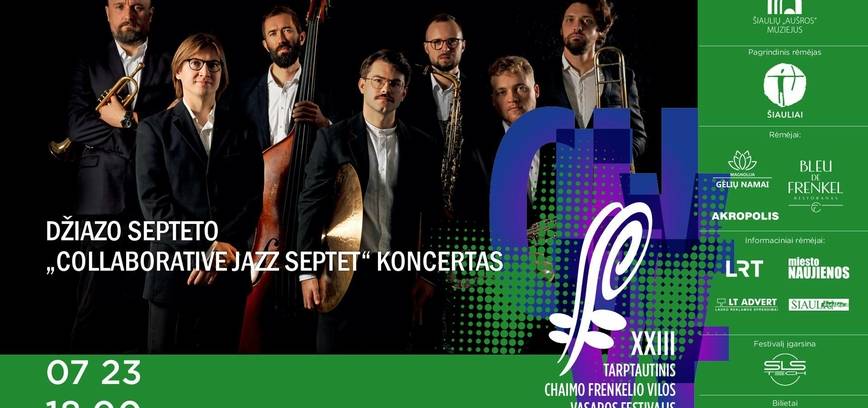 Džiazo septeto „Collaborative Jazz Septet“ koncertas