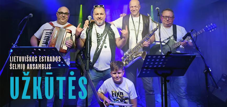 Groja ansamblis UŽKŪTĖS. Smuklė Juonė Pastuogė 