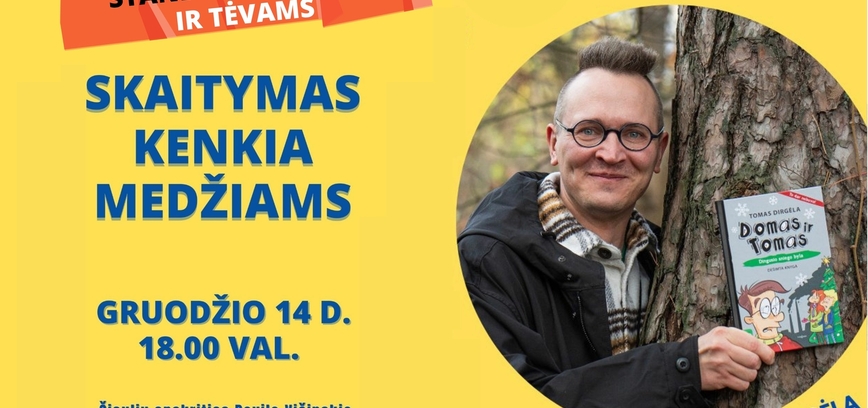 Tomo Dirgėlos „stand up“ vaikams ir tėvams