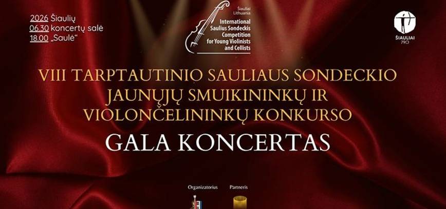 VIII tarptautinio Sauliaus Sondeckio jaunųjų smuikininkų ir violončelininkų konkurso gala koncertas