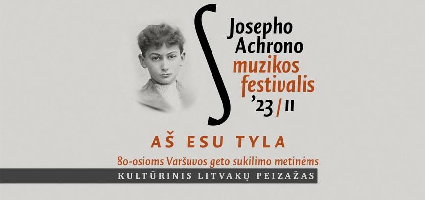 Koncertas „Aš esu tyla“, skirtas Varšuvos geto sukilimo 80-mečiui