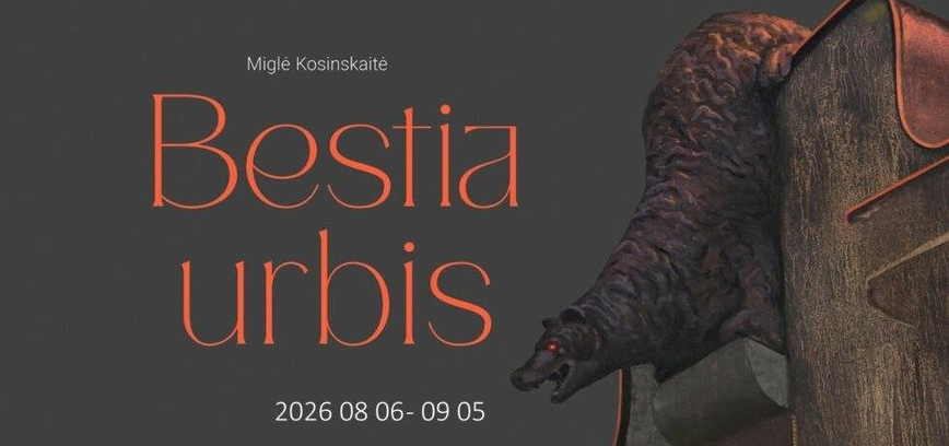 Miglė Kosinskaitė’s painting exhibition “Bestia Urbis”