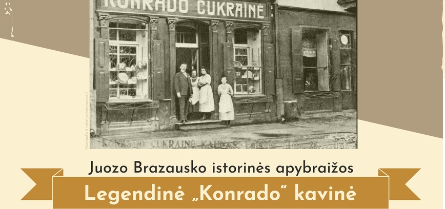 Juozo Brazausko istorinės apybraižos „Legendinė „Konrado“ kavinė“ pristatymas