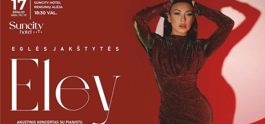 Eglės Jakštytės-ELEY akustinis koncertas su pianistu Edgaru Sabilo