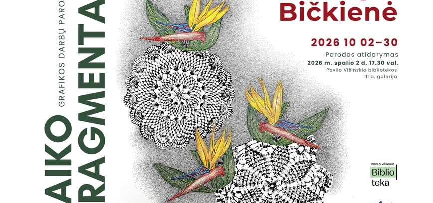 Eglės Bičkienės grafikos darbų parodos „Laiko fragmentai“ pristatymas